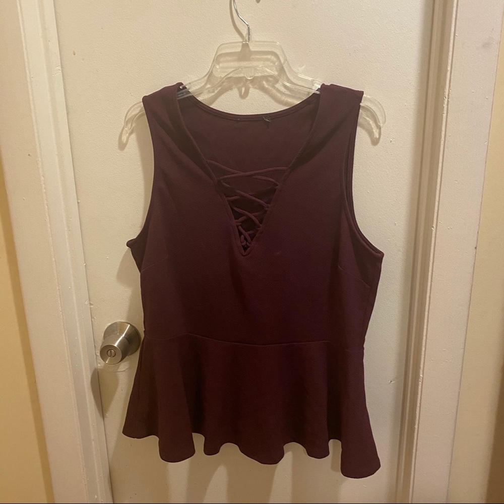 peplum shirt
